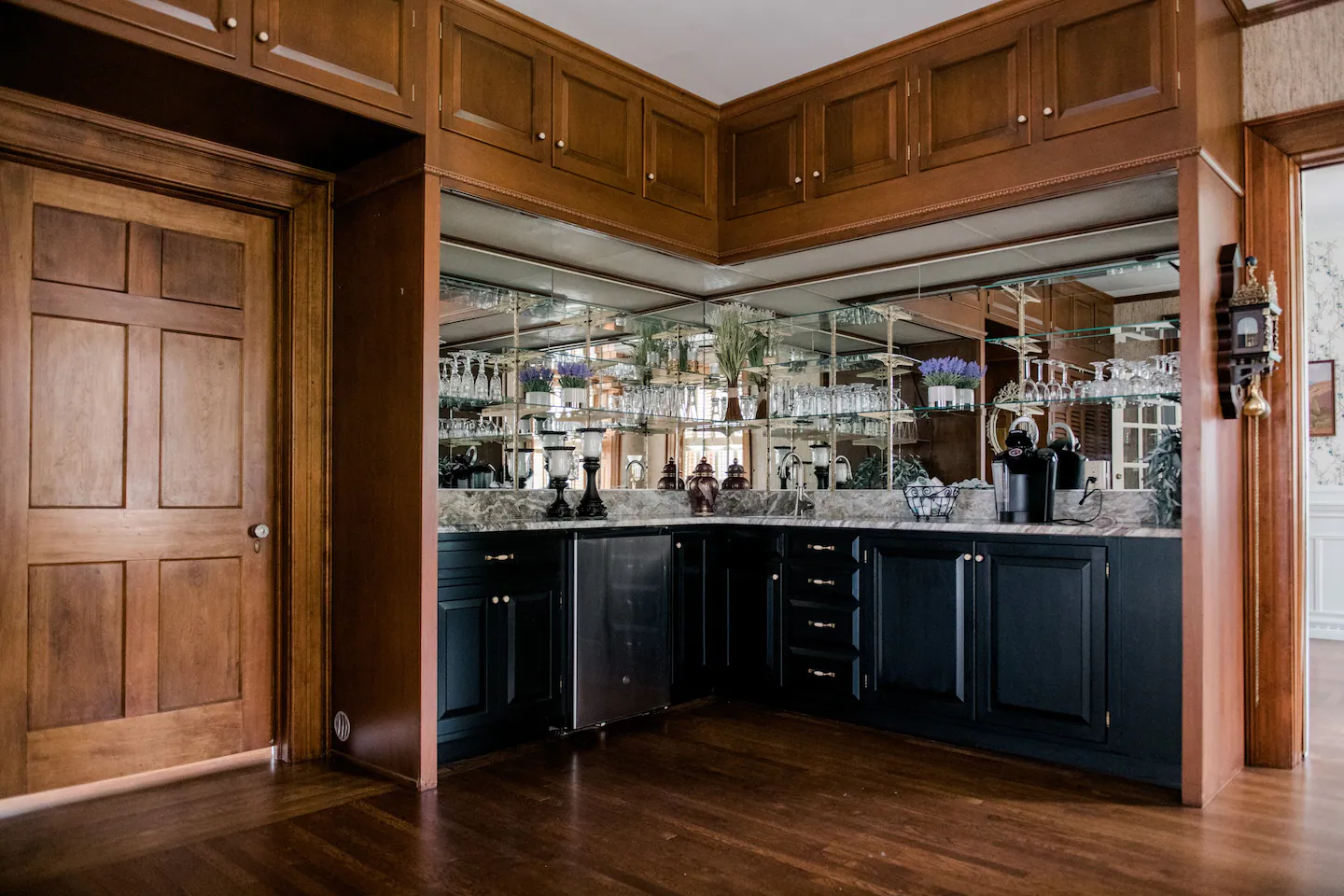 Bar room (TV with basic DishTV channels is located on pull out arm in the closet in this room)