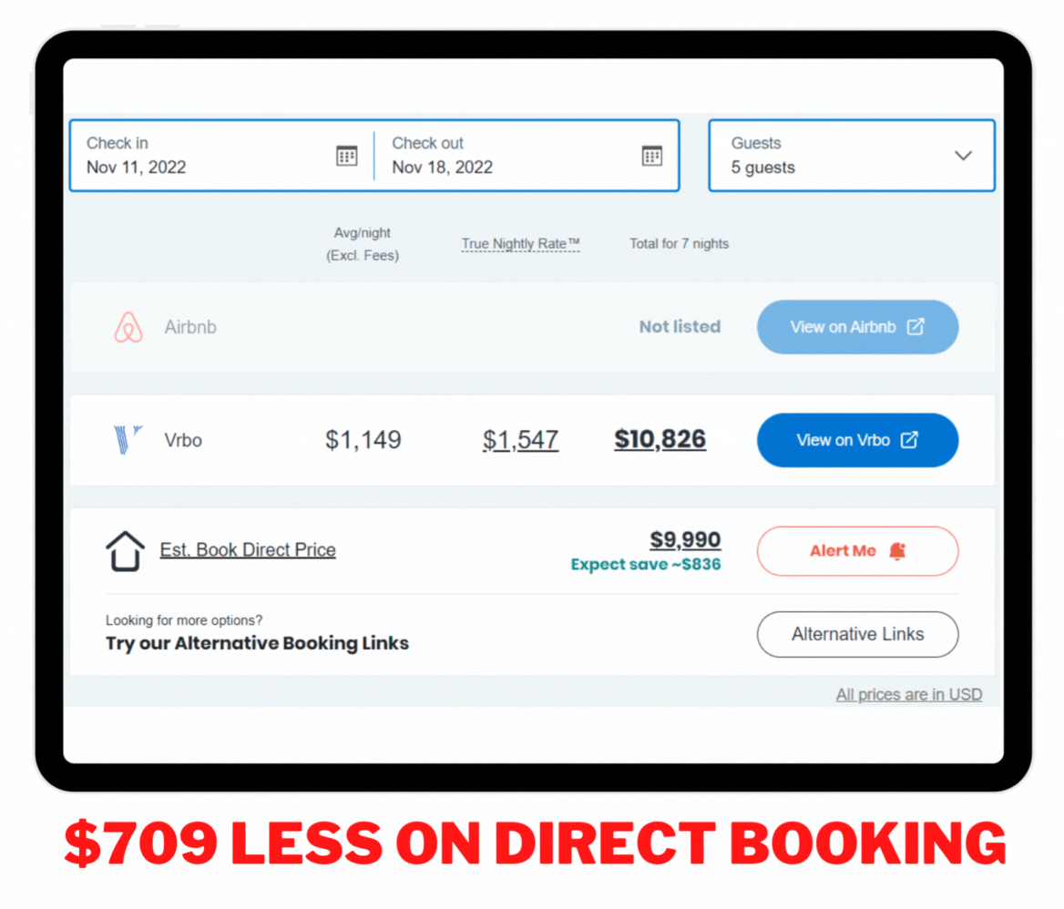 Getting the best price for this Airbnb Beach House In Florida