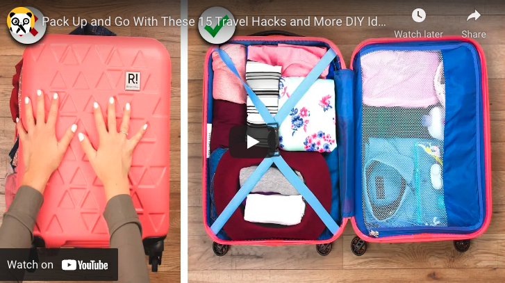 Pack Up and Go With These 15 Travel Hacks and More DIY Ideas by Crafty Panda
