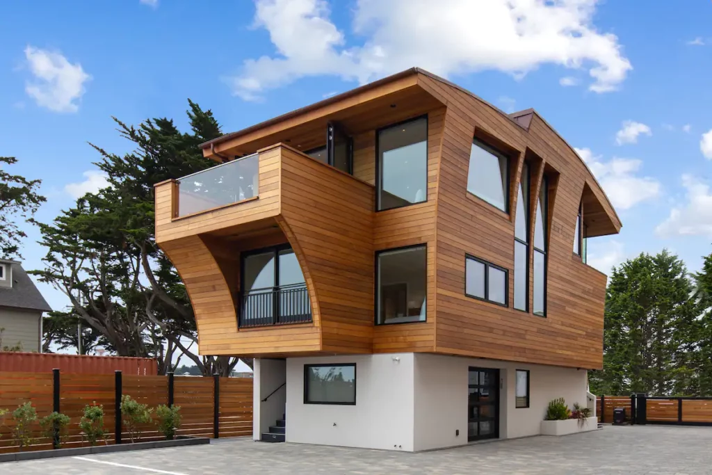 With a contemporary design and aesthetics.