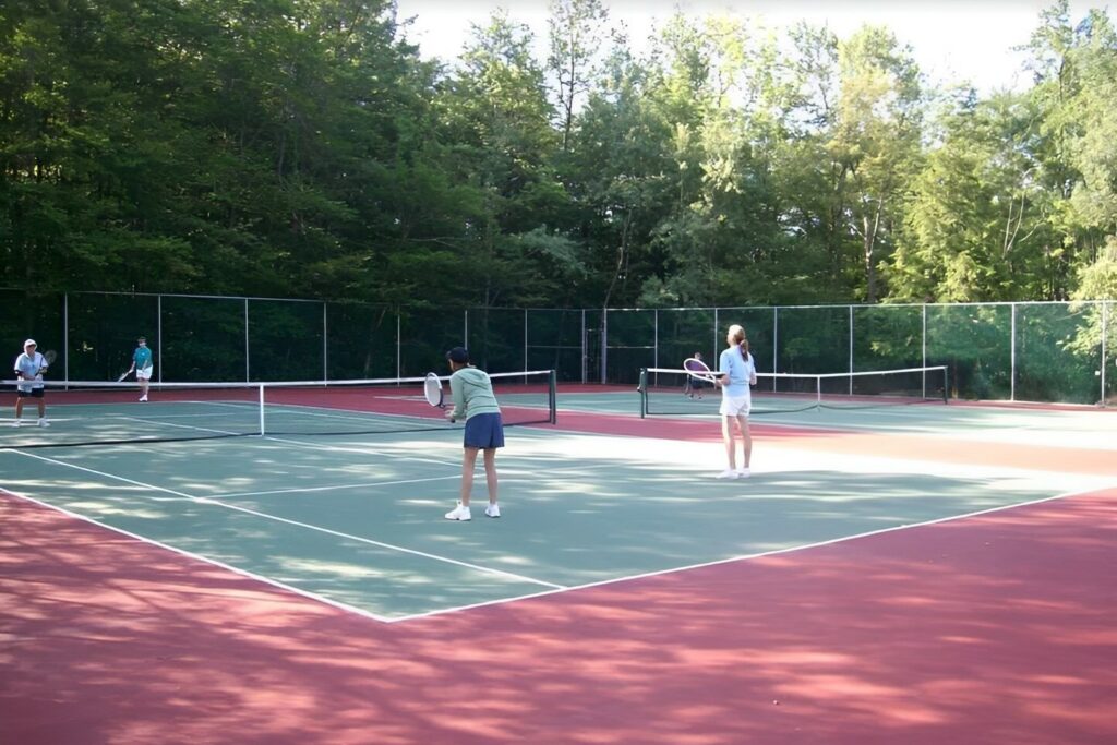 This beautiful house is situated in a tranquil and serene area, in close proximity to the heated swimming pool, pickleball/tennis courts, and a spacious playground.