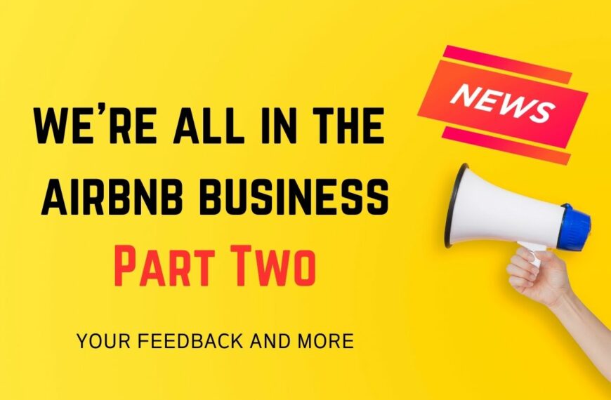 Were all in the Airbnb busness now Part 2