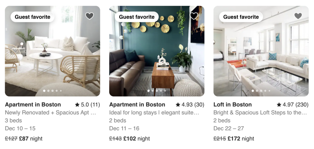 Guest favorite places in Boston