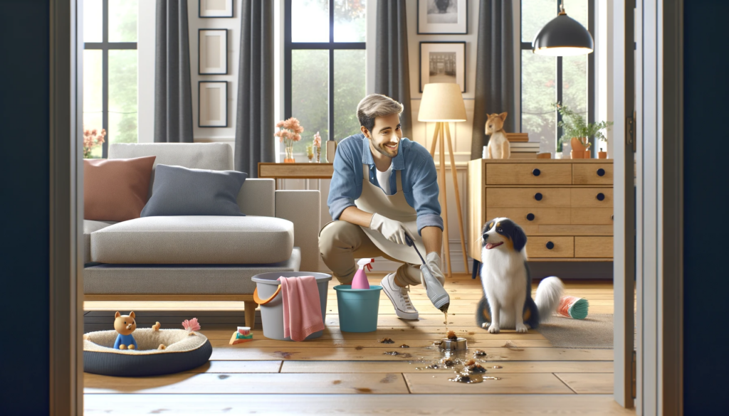 Handling unexpected situations with pets at an Airbnb.