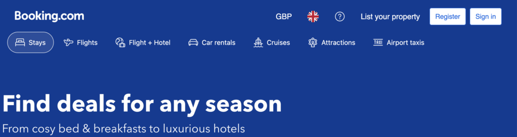 Booking.com company history