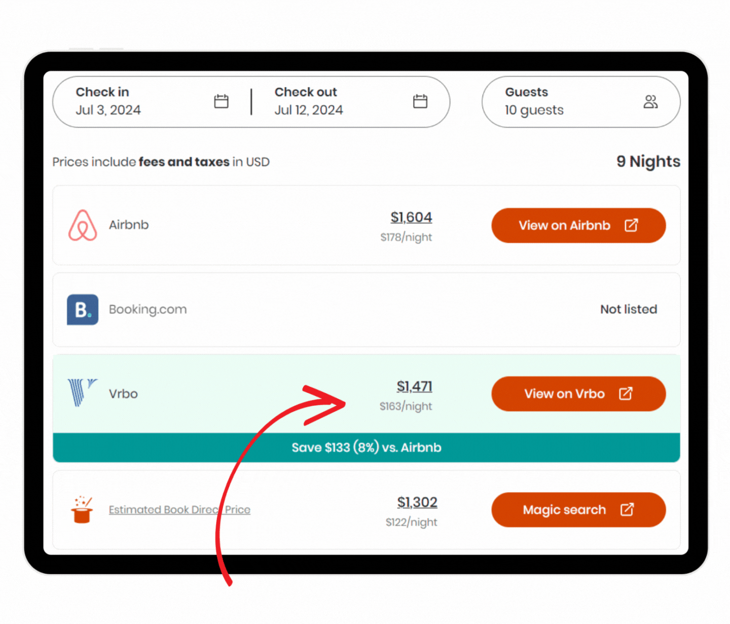 Airbnb Jacksonville FL San Marco prices