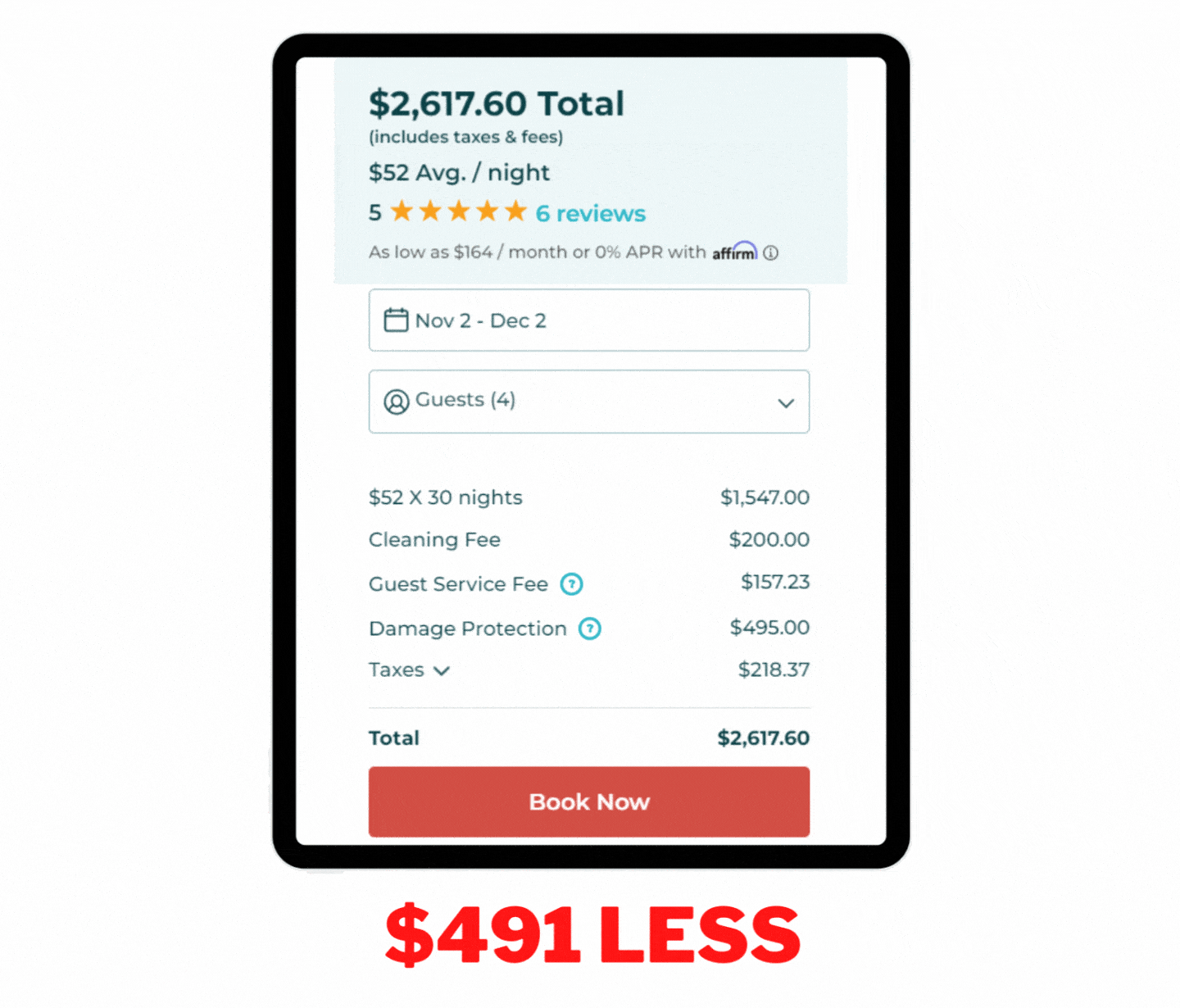 Lake Ivanhoe Airbnb, Orlando lowest price