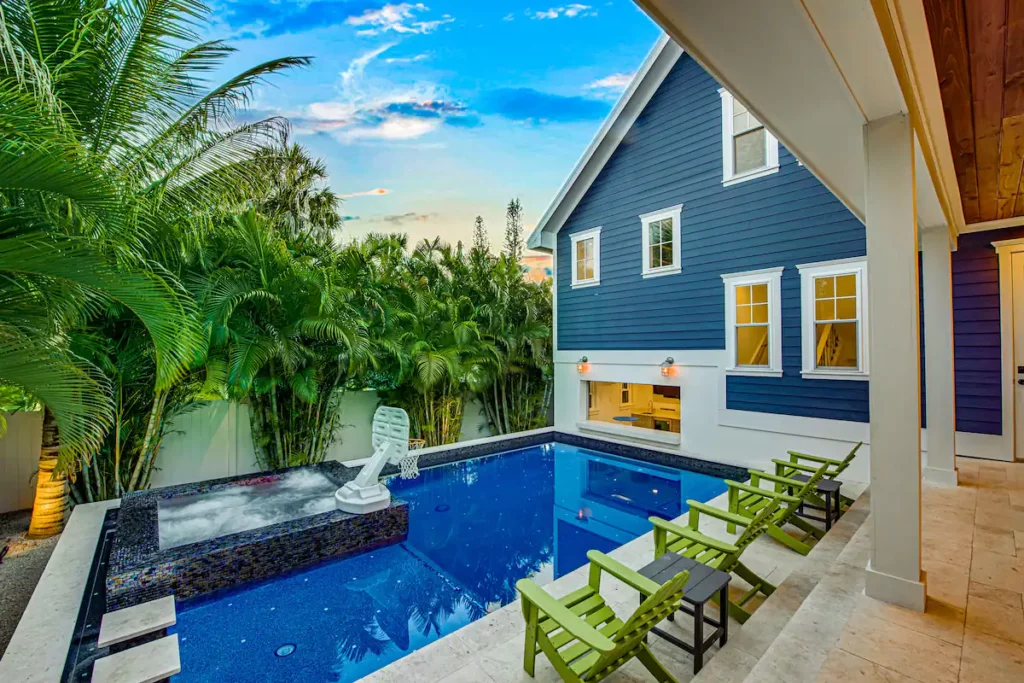 Private Pool with Seating