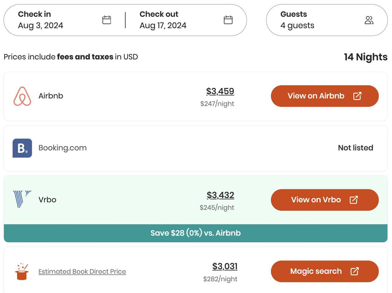 Getting the best price via hichee.com