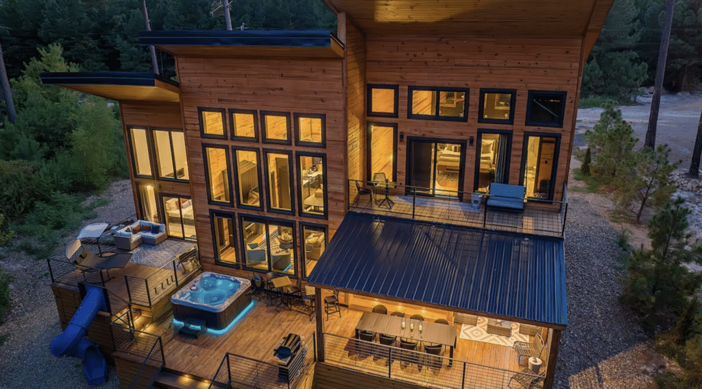 Suggestion No. 2 - Turn the hot tub and lights on.