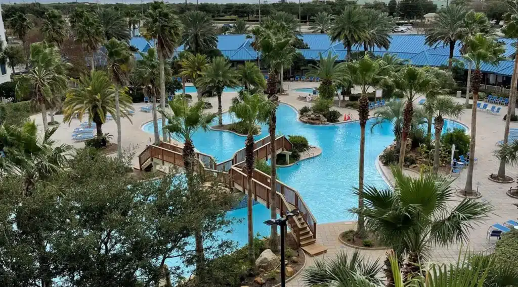 View from private balcony!