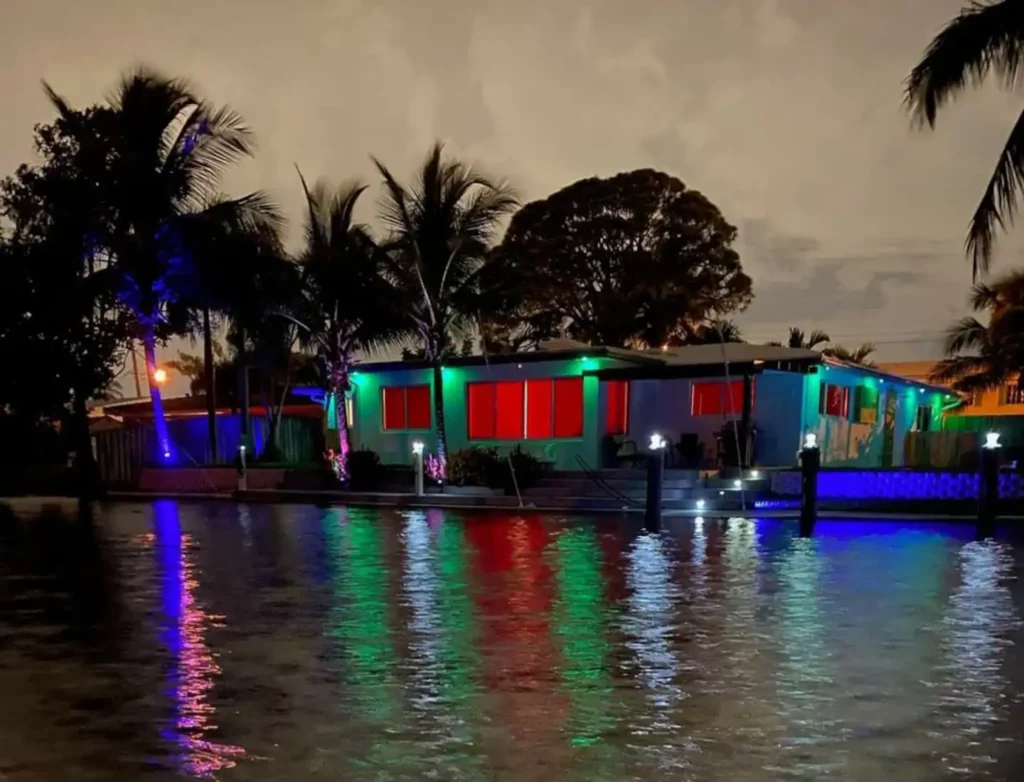 Amazing Colorful Lighting at Night!!